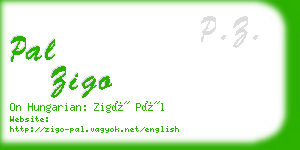 pal zigo business card